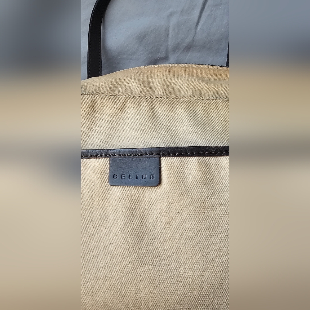 CELINE VINTAGE MACADAM BARREL BAG (FINAL SALE) - Picture 7 of 14